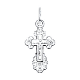 Крест христианский 94120106 серебро