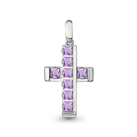 Крест декоративный 2541804.5 серебро