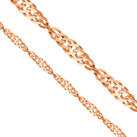 Цепь ЦПН20412040 золото Полновесная