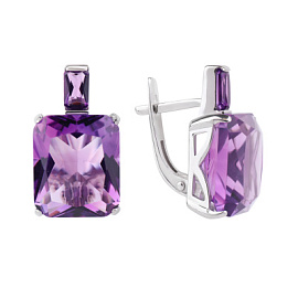 Серьги 2-530 ам серебро