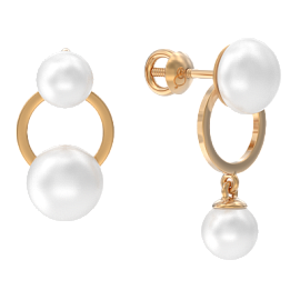 Серьги подвесные 1044272-11250 золото