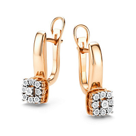 Серьги 25337-100 золото