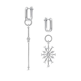 Серьги подвесные 02-5604.00КЦ-00 серебро