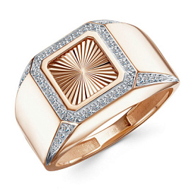 Печатка П1673110111 золото