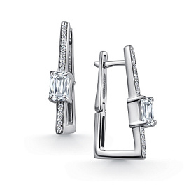 Серьги 02-5200.00КЦ-00 серебро