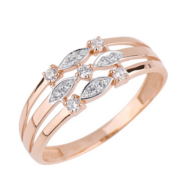 Кольцо 23910 золото