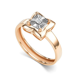 Кольцо 16365-100 золото