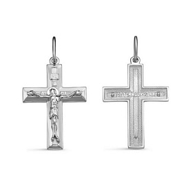 Крест христианский с080655 серебро
