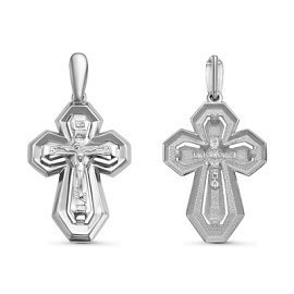 Крест христианский с080617 серебро