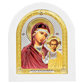 Икона 6391.2CWB ювелирный сплав Казанская Божья Матерь
