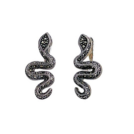 Серьги 2239817d серебро змея