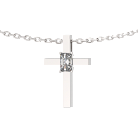 Крест декоративный 1047553-01210 серебро