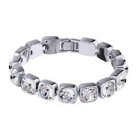 Браслет теннисный SW000010R-001B ювелирный сплав