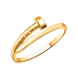 Кольцо 10770 золото Картье Гвоздь