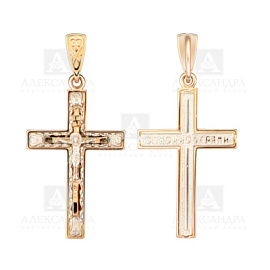 Крест христианский Кр250-01 золото