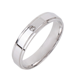 Кольцо обручальное 10-747-Б золото Полновесный