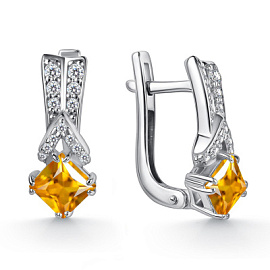 Серьги 02-5460.00ЦТ-00 серебро