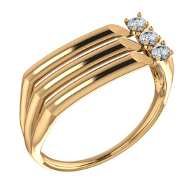 Кольцо 08-119071 золото