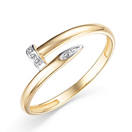 Кольцо л1130703 золото Картье Гвоздь