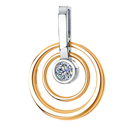 Подвеска 01-317240 золото Круг