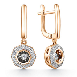 Серьги подвесные 02-11-51062-31-00-1 золото