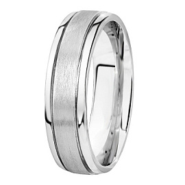 Кольцо обручальное 10-714с серебро