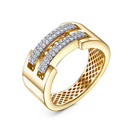 Кольцо дф1101956рл золото