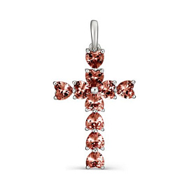 Крест декоративный 03-1301.0КЦ2-00 серебро