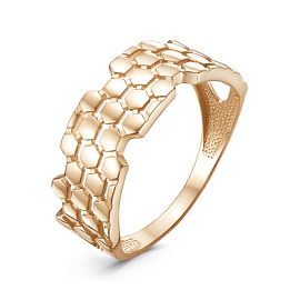 Кольцо 2107308 золото сота