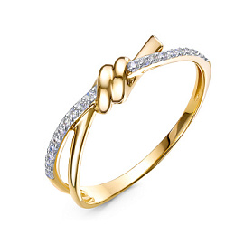 Кольцо л1105221 золото Тиффани узел