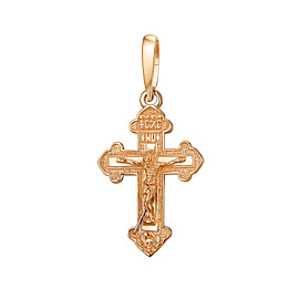 Крест христианский 715317-1002 золото Полновесный