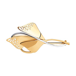 Брошь 040315 золото