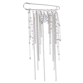 Булавка 341110102 ювелирный сплав Цепи