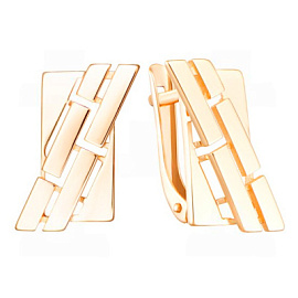 Серьги кл4078а-01 золото