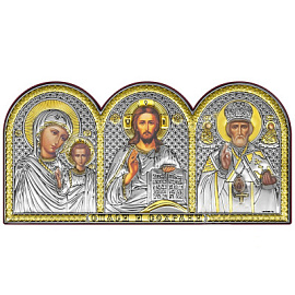 Икона триптих 6396.3O ювелирный сплав Триптих