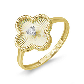 Кольцо К-1741-03 золото Ван Клиф