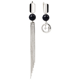 Серьги подвесные с50 ювелирный сплав Ночные искры