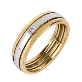 Кольцо обручальное R1422101-04 золото