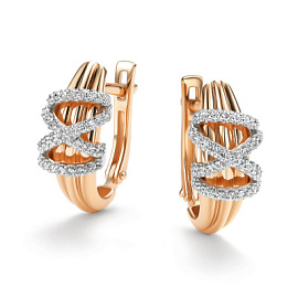 Серьги 26730-100 золото