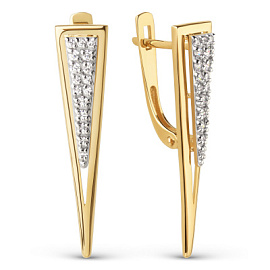 Серьги 027132-4102 золото