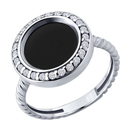 Кольцо 94-310-02282-1 серебро