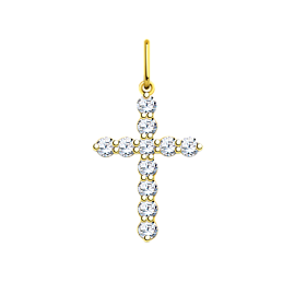 Крест декоративный л3124 золото