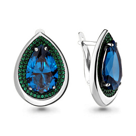 Серьги 4703393Г.5 серебро