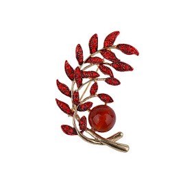 Брошь 61849350-3 ювелирный сплав Цветок